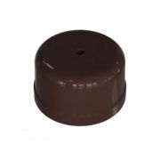 Ретро «Усадьба» Коробка распред пласт D80х33 КОРИЧНЕВЫЙ