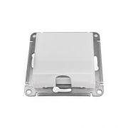 Вывод кабеля Атлас белый (мех) ATN000199