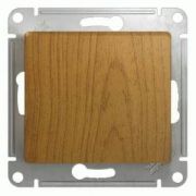 Переключатель СУ 1-кл Глосса (мех.) перекрестный дуб