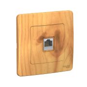 Розетка СУ 1-м Бланка RJ45 комп. ясень