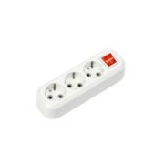 Колодка ASD/InHome 3гн с/з с выкл. 16А IP20 5284