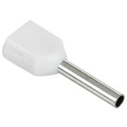 Наконечник НШВИ(2) 0,75-10 белый ИЭК (уп. 20шт)