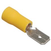 Разъем РпИп 5-6-0,8 (папа) плоский желтый (20шт/упак) ИЭК