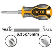 Отвертка INGCO 2 в 1 (+) PH2 и (-) SL6 AKISD0202