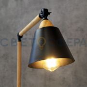 Торшер COMFORT 8013 под лампу E27 на основании ЧЕРНЫЙ OREOL