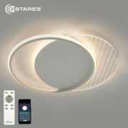 Светильник-люстра Estares AMATO 2R 60W(6000Lm) 2K-4K-6K 520x73 400x505x52 пульт