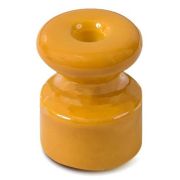 Ретро «МезонинЪ» Изолятор фарфор ПЕСОЧНОЕ ЗОЛОТО (уп.40шт)