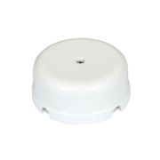 Ретро «МезонинЪ» Коробка распред фарфор D80х33 БЕЛЫЙ