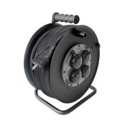 Удлинитель 1-2.SALE 4гн с крышк. 30м б/з (КГ 3х2.5) 16А IP44 катушка металл