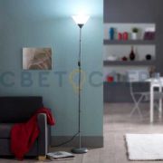 Торшер COMFORT M900FS под лампу E27 на основании СЕРЕБРО OREOL