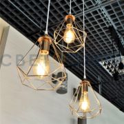 Люстра подвес LOFT 1007S-3 под 3 лампs E27 МЕТАЛЛ БЕЛЫЙ OREOL (база 520мм)