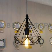 Люстра подвес LOFT GARRET под лампу E27 МЕТАЛЛ ЧЕРНЫЙ LEEK