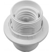 Патрон Е27 люстровый пластик с кольцом белый Navigator NLH-PL-R1-E27