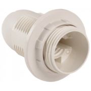 Патрон Е14 люстровый пластик с кольцом ИЭК