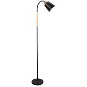 Торшер Reluce 60W под лампу Е27 металл/пластик черный/золото 00301-0.6-01D BK