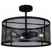 Люстра подвес ILLUMICO 40W Е27*3 металл черный IL1031-3C-05 BK