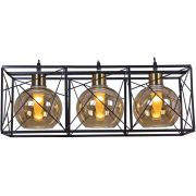 Люстра подвес Reluce 40W Е27*3 металл черный 03462-0.4-03