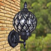 Светильник-фонарь настенный Reluce 40W Е27 IP44 металл черный 09018-0.2-001SW BK