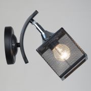 Бра Reluce 60W Е27 стекло 05986-0.2-01 BK+CR