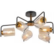 Светильник-люстра ILLUMICO Е27 60W*6 белый/хром IL8248-6COU-79 BK GD