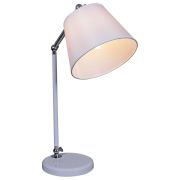 Светильник настольный Reluce Е27 60W белый текстиль 02225-2.7-01 WH