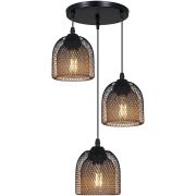 Люстра подвес Reluce 40W Е27*3 металл черный 06163-0.9-03 BK