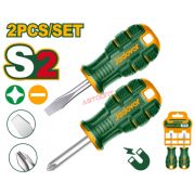 Набор отверток 2шт (SL6,5*38мм, PH2*38мм) JADEVER JDSSB402