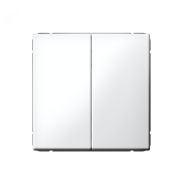 Выключатель СУ 2-кл ARTGALLERY (мех.) белый GAL000151