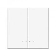 Выключатель СУ 2-кл ARTGALLERY (мех.) с инд. белый GAL000153