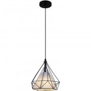 Люстра подвес Reluce 40W Е27 металл черный 02187-0.9-01