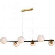 Светильник-люстра Reluce Е14 40W*6 черный/золото 74542-0.9-06