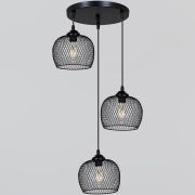 Люстра подвес Reluce 40W Е27*3 металл черный 06145-0.9-03 BK