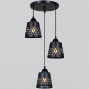 Люстра подвес Reluce 40W Е27*3 металл черный 06172-0.9-03 BK