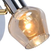 Бра Reluce 60W Е14 хром/золото 05949-0.8-01 CR+GOLD