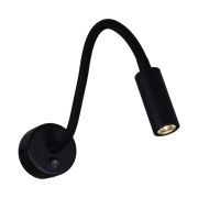 Бра Reluce LED 3W черный/гибкий 86201-9.2-001MN BK