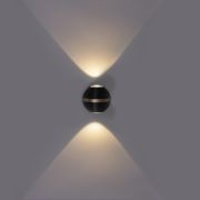 Светильник настенный LED Reluce 2*3W металл черный 86828-9.2-002TLF