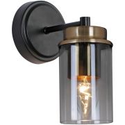 Бра Reluce 40W Е14 черный/золото/стекло 74662-0.2-01