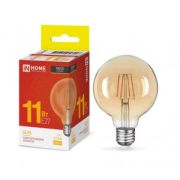 Лампа филамент E27 11W GL95 3000K Шар LOFT нитевидная ASD/InHome/NEOX
