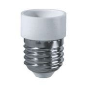 Переходник с цоколя E27 на E14 Navigator белый 71989