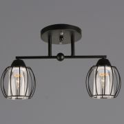 Светильник Reluce Е27 60W*2 черный металл/стекло 07579-0.3-02 BK