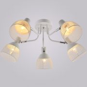 Светильник-люстра Reluce Е14 40W*5 металл белый 01581-0.3-05 WH+CR