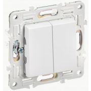 Выключатель СУ 2-кл. 10А SK-V04W арк. белый SKANDY ИЭК