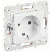 Розетка СУ 1-м SKANDY (мех.) с/з 16А SK-R05W арк. бел. ИЭК