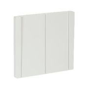 Выключатель СУ 2-кл прох 10А FP207 белый FORTE&PIANO ИЭК