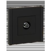 Розетка СУ TV оконечная FP128 черный FORTE&PIANO ИЭК