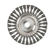 Щетка PATRIOT круглая 180ммХ22,23мм витая проволока