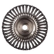 Щетка PATRIOT круглая 200ммХ22,23мм витая проволока