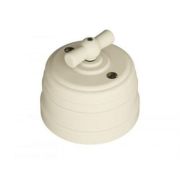 Ретро «Усадьба» Выкл пласт 4 положения СЛОНОВАЯ КОСТЬ