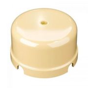 Ретро «МезонинЪ» Коробка распред фарфор D80х33 СЛОНОВАЯ КОСТЬ