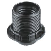 Патрон Е27 с кольцом карболит черный прямой Navigator NLH-BL-R-E27